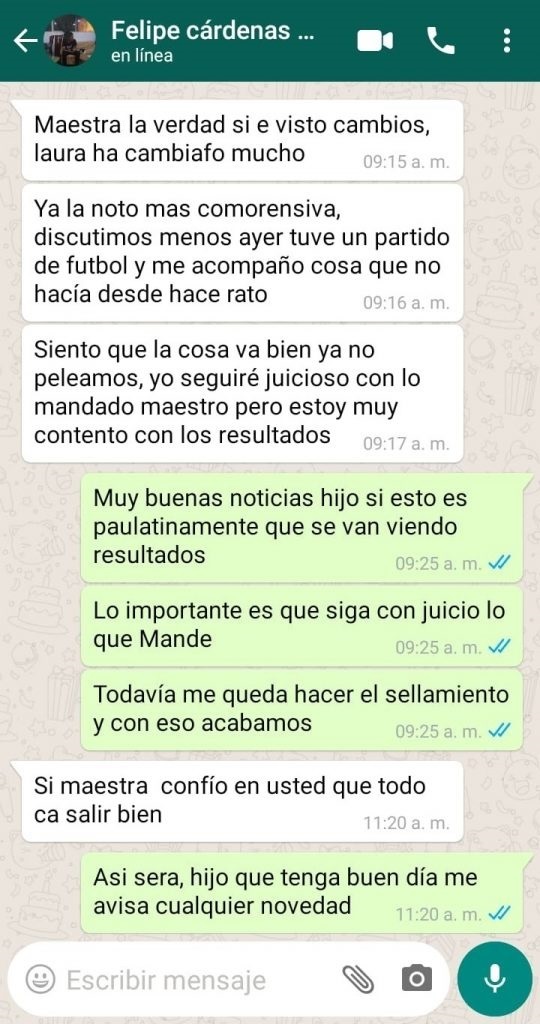 Testimonio Felipe Cárdenas - Amarre de amor